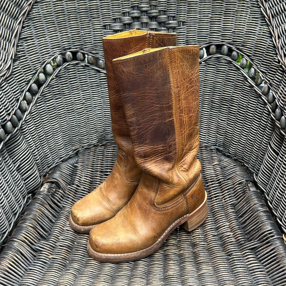 Vintage frye Campus boots size 6 M